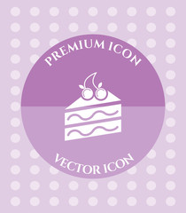 Cake Pastry Icon for Web, Applications, Software & Graphic Designs.