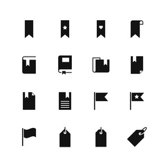 Schlagwörter Lesezeichen Icon Sammlung
