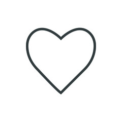 heart line  icon vector. love icon. valentine 