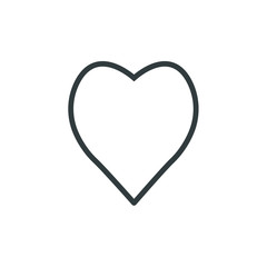 heart line  icon vector. love icon. valentine 