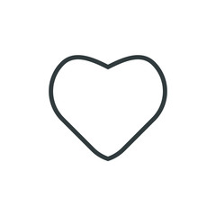 heart line  icon vector. love icon. valentine 