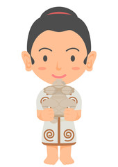 縄文時代の女性　土偶