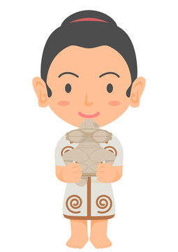 縄文時代の女性　土偶