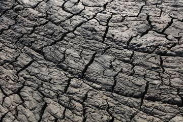 Parched soil