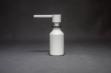 white plastic bottle