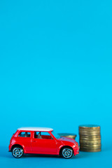 Car on coins-image