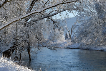 Die Altm&uuml;hl im Winter