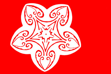 traditional Chinese paper-cut works