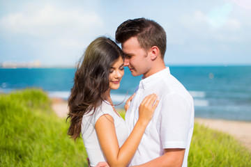 Young couple at outdoors