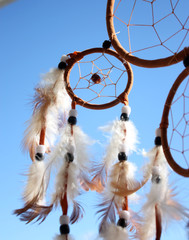 Dreamcatcher in the spring sky