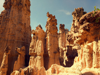 Big erosion pillars