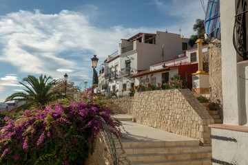 Summer view of a spanish city