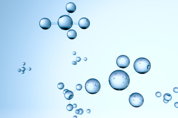 transparent CH4 background, 3d rendering