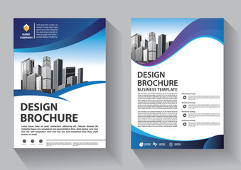 Business abstract vector template. Brochure design, cover modern layout, annual report, poster, flyer in A4 with colorful triangles, geometric shapes for tech, science, market with light background