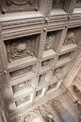 The elegance of sculptural stucco. Palace of versailles