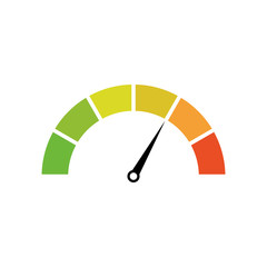 Speedometer Icon Vector