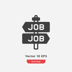 job search icon vector