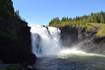 Fototapeta premium Tännforsen Åre