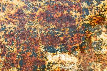 Rusty metall  texture old and scratched with old paint