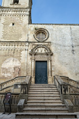 Fototapeta na wymiar Italia Puglia Comune di Corigliano la chiesa particolare