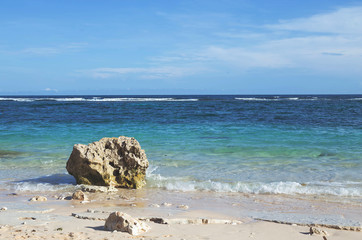 rocks on the beach Bali