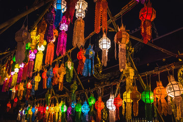 Lanterns Thailand Loh Krathong festival