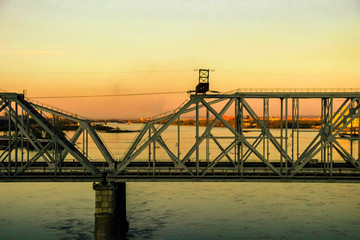 Beautiful sunset sky