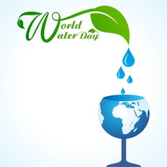 Save Nature Concept - World Water Day
