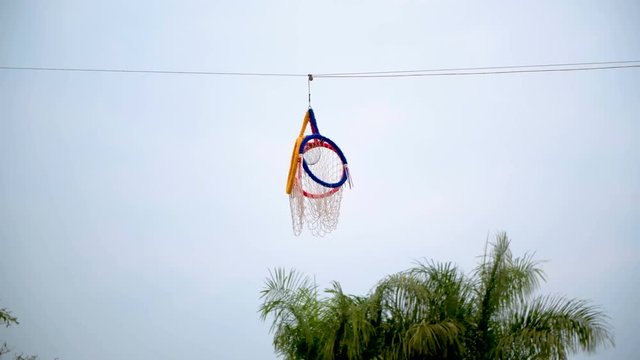 The classic and tradition sport of Thailand ,Sepaktrakraw