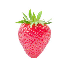 Strawberry isolated on white background.