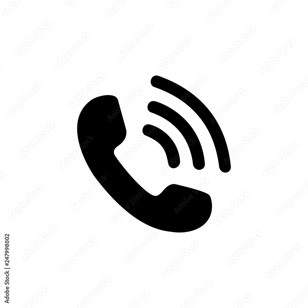 Poster call icon symbol vector