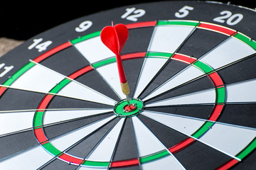Bullseye is a target of business. Dart is an opportunity and Dartboard is the target and goal. So...
