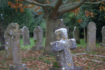cimetière de Swansea dans le sud de l'Angleterre