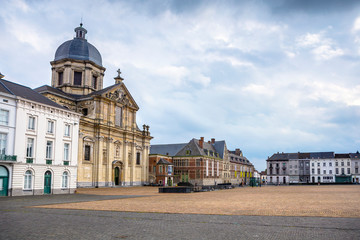 Fototapeta na wymiar Historic buildings in the Gent city center, Belgium