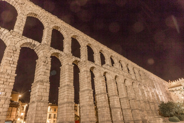 The aqueduct of Segovia, was built during the roman empire and stands as it was conceived until today.