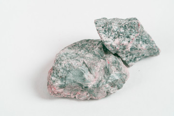 apatite stone on a white background isolate.