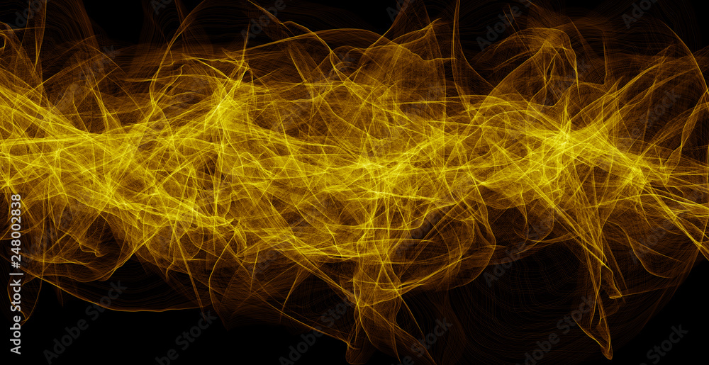 Wall mural abstract dark yellow background