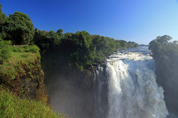 Fototapeta na wymiar Devil's Cataract, Victoria Falls, Zimbabwe