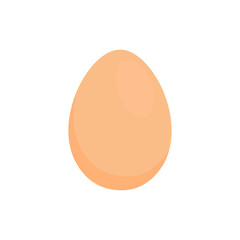 Egg. Logo emblem. Egg. White background. Vector illustration. EPS 10.