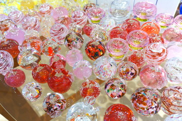 ガラス細工 リンゴ