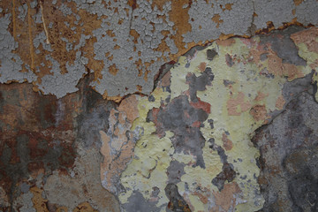 Seamless old wall texture. Grunge. Antique. Texture of old plaster and paint of different colors