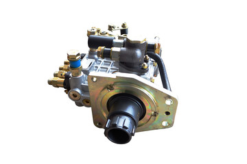 Fuel pump of a high pressure the diesel on a white background