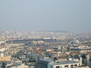 Obraz premium view of paris from eiffel tower