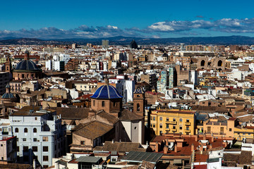 Obraz premium Valencia, Spain - April, 2017: cityscape