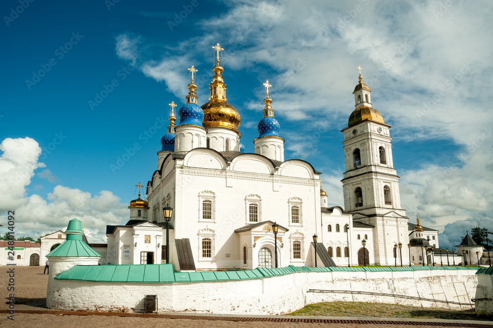 Sticker St Sophia-Assumption Cathedral in Tobolsk Kremlin