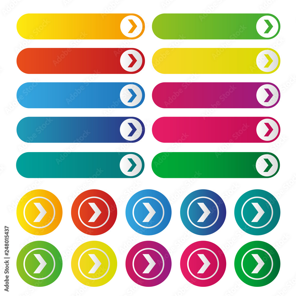 Aufkleber empty web button vector