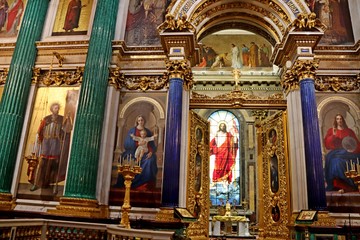 Obraz premium St.Petersburg cathedrals and churches of Russia