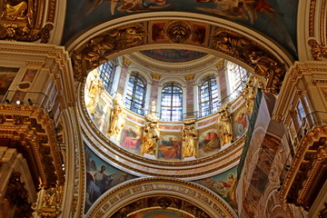 Obraz premium St.Petersburg cathedrals and churches of Russia