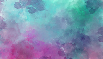 Fototapeta na wymiar Purple, blue abstract watercolor background