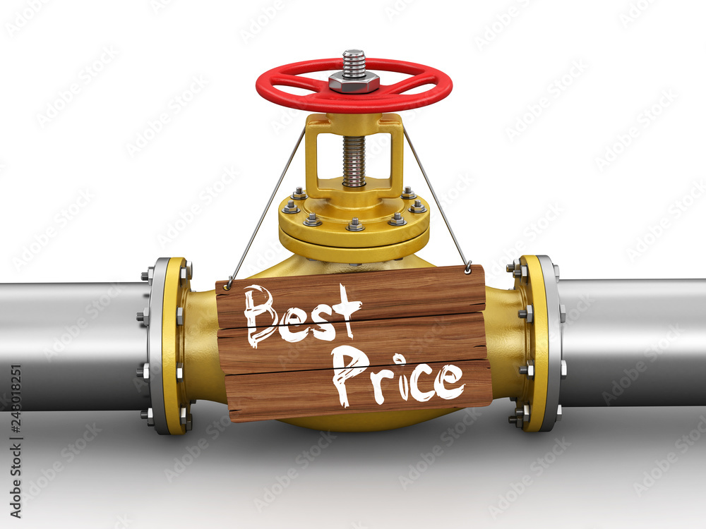 Poster pipeline with best price. image with clipping path